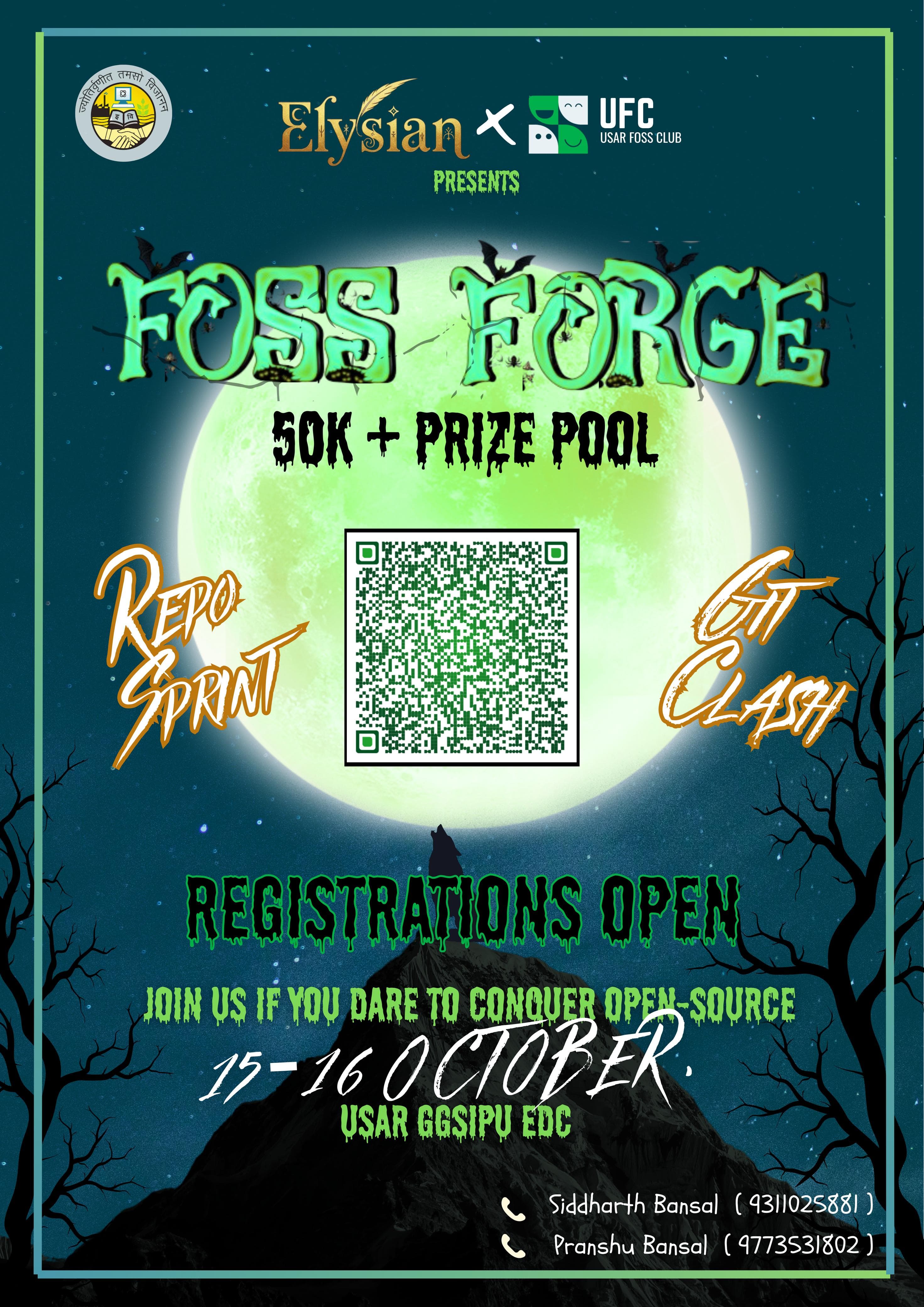 FOSS Forge 2025 poster